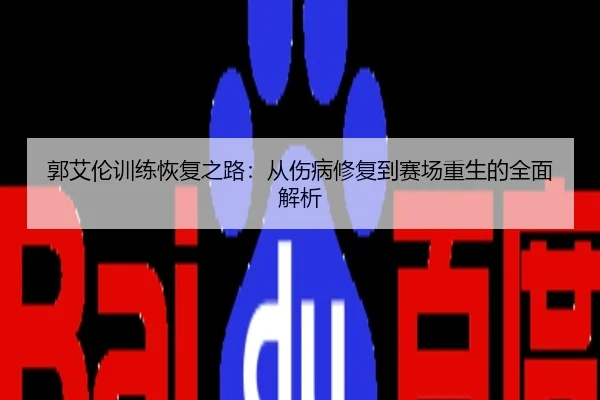 郭艾伦训练恢复之路：从伤病修复到赛场重生的全面解析
